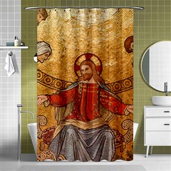 Gold Jesus Shower Curtain 48  X 72  (small)  by boho