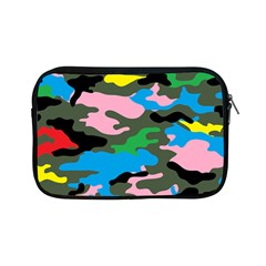 Rainbow Camouflage Apple Ipad Mini Zipper Cases by boho