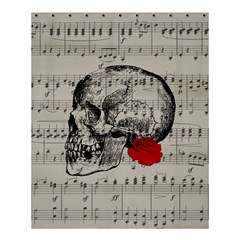 Skull And Rose  Shower Curtain 60  X 72  (medium)  by Valentinaart