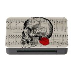 Skull and rose  Memory Card Reader with CF Front