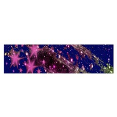 Stars Abstract Shine Spots Lines Satin Scarf (oblong) by Simbadda