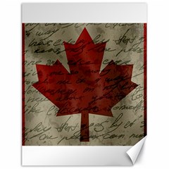 Canada Flag Canvas 18  X 24   by Valentinaart