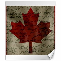 Canada Flag Canvas 20  X 24   by Valentinaart