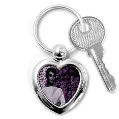 Audrey Hepburn Key Chains (heart)  by Valentinaart