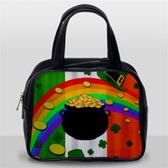 Pot Of Gold Classic Handbags (one Side) by Valentinaart