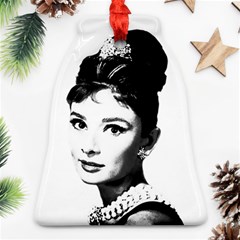 Audrey Hepburn Bell Ornament (two Sides) by Valentinaart