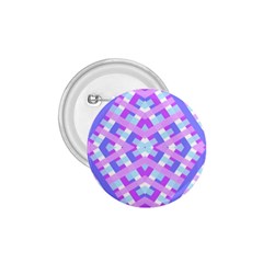 Geometric Gingham Merged Retro Pattern 1 75  Buttons by Simbadda