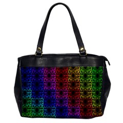 Rainbow Grid Form Abstract Office Handbags by Simbadda