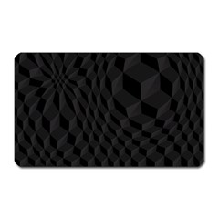 Pattern Dark Texture Background Magnet (rectangular) by Simbadda