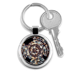 Science Fiction Background Fantasy Key Chains (round)  by Simbadda