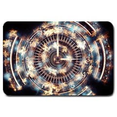 Science Fiction Background Fantasy Large Doormat  by Simbadda