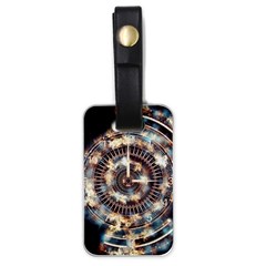 Science Fiction Background Fantasy Luggage Tags (one Side)  by Simbadda