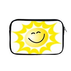 The Sun A Smile The Rays Yellow Apple Macbook Pro 13  Zipper Case by Simbadda