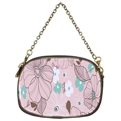 Background Texture Flowers Leaves Buds Chain Purses (one Side)  by Simbadda