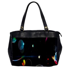 Glare Light Luster Circles Shapes Office Handbags by Simbadda