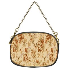 Patterns Flowers Petals Shape Background Chain Purses (one Side)  by Simbadda