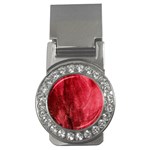 Red Background Texture Money Clips (CZ)  Front