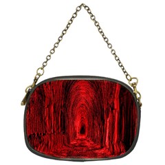 Tunnel Red Black Light Chain Purses (two Sides)  by Simbadda