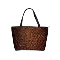 Texture Background Rust Surface Shape Shoulder Handbags by Simbadda