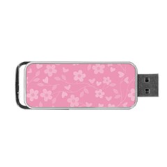 Floral Pattern Portable Usb Flash (one Side) by Valentinaart