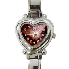 Carina Nebula Heart Italian Charm Watch by SpaceShop