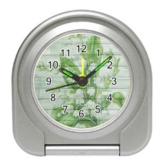 On Wood May Lily Of The Valley Travel Alarm Clocks by Simbadda