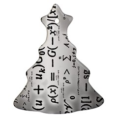 Science Formulas Ornament (christmas Tree)  by Simbadda