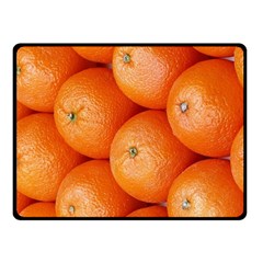 Orange Fruit Fleece Blanket (small) by Simbadda