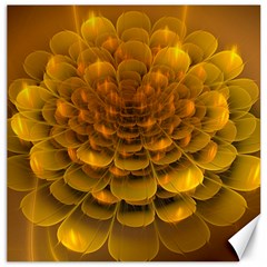 Yellow Flower Canvas 20  X 20   by Simbadda