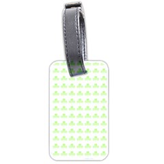 Shamrock Irish St Patrick S Day Luggage Tags (two Sides) by Simbadda