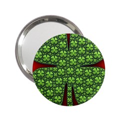 Shamrock Irish Ireland Clover Day 2 25  Handbag Mirrors by Simbadda