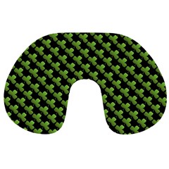 St Patrick S Day Background Travel Neck Pillows by Simbadda