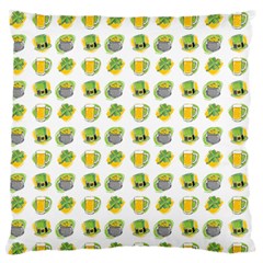 St Patrick S Day Background Symbols Standard Flano Cushion Case (one Side) by Simbadda