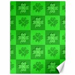 Fabric Shamrocks Clovers Canvas 36  x 48   35.26 x46.15  Canvas - 1