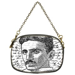 Nikola Tesla Chain Purses (one Side)  by Valentinaart