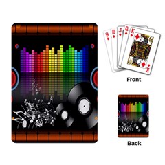 Music Pattern Playing Card by Simbadda