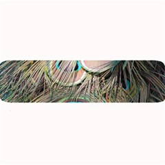 Colorful Peacock Feathers Background Large Bar Mats by Simbadda