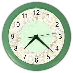 Seamless Abstract Background Pattern Color Wall Clocks by Simbadda