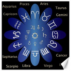 Astrology Birth Signs Chart Canvas 20  X 20   by Amaryn4rt