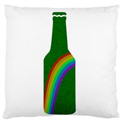 St  Patricks Large Flano Cushion Case (one Side) by Valentinaart