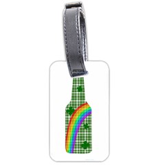 St  Patricks Day - Bottle Luggage Tags (one Side)  by Valentinaart