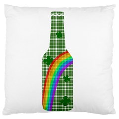 St  Patricks Day - Bottle Standard Flano Cushion Case (two Sides) by Valentinaart