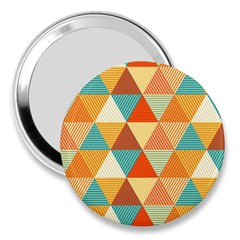 Triangles Pattern  3  Handbag Mirrors by TastefulDesigns