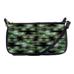 Stripes Camo Pattern Print Shoulder Clutch Bags by dflcprints