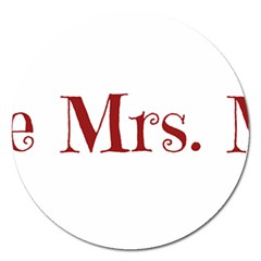 Future Mrs  Moore Magnet 5  (round) by badwolf1988store