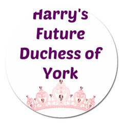 Harry s Duchess Magnet 5  (round) by badwolf1988store