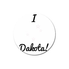 I Heart Dakota! Magnet 3  (round) by badwolf1988store