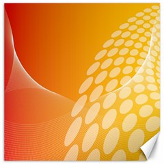 Abstract Orange Background Canvas 20  X 20   by Simbadda