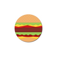 Vector Burger Time Background Golf Ball Marker (10 Pack) by Simbadda