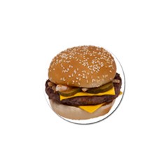 Cheeseburger On Sesame Seed Bun Golf Ball Marker (10 Pack) by Simbadda